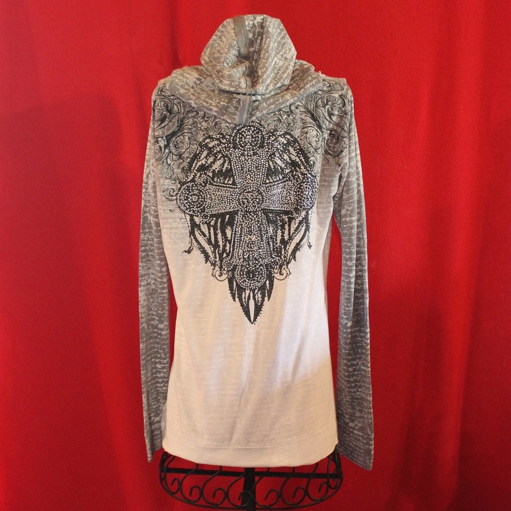 Rock & Roll Cowgirl Heavy Weight Bling Top